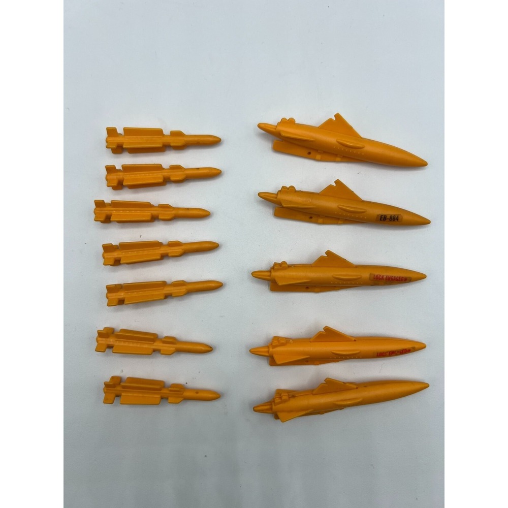 GI Joe Snow Cat Missile Lot of 12 - 1985 Vintage HASBRO ARAH M-7